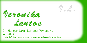 veronika lantos business card